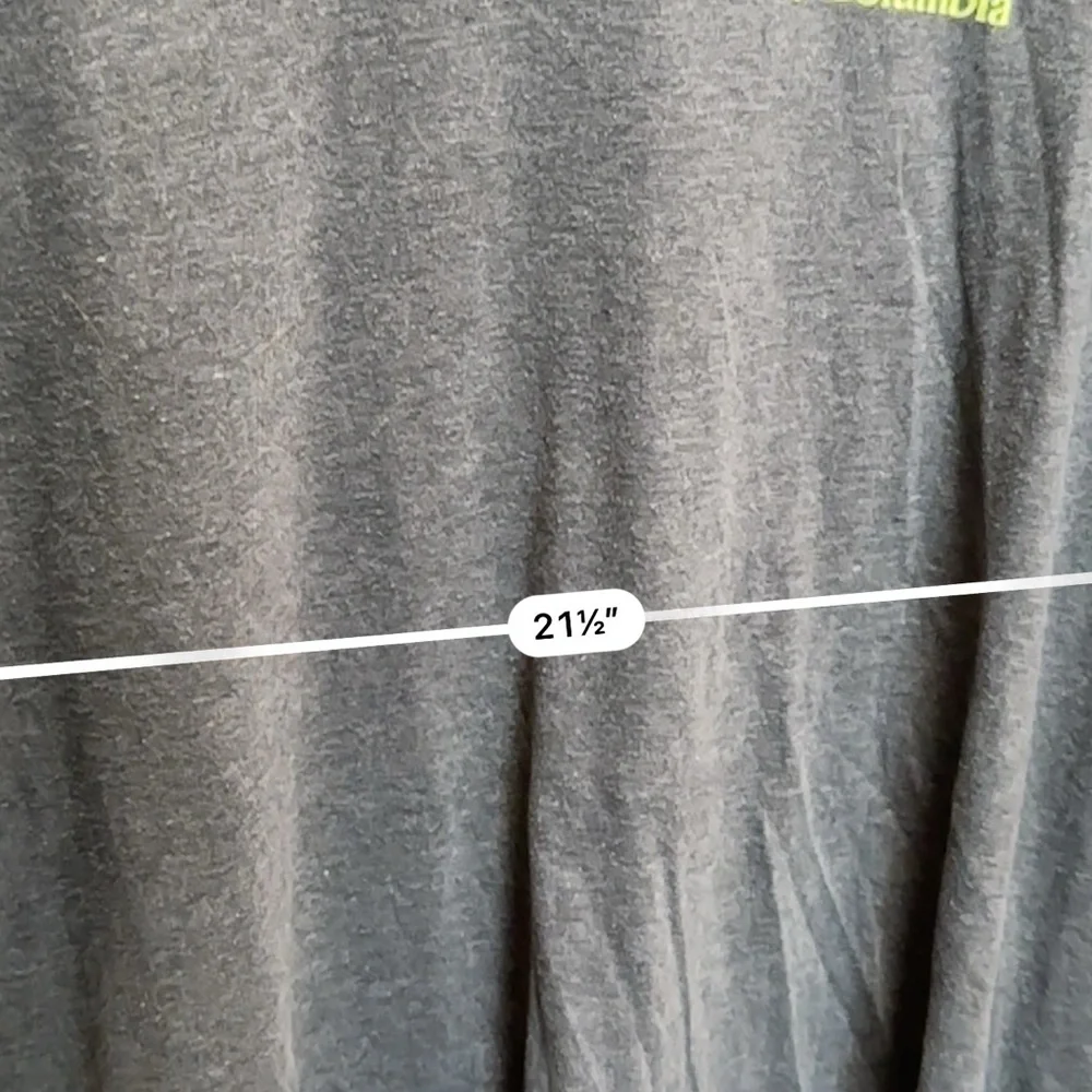 Columbia Sportswear XL Gray Graphic Tee Mountain Logo Outdoor Hiking 0004 - Picture 6 of 6
